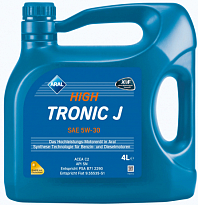 Aral Масло моторное синтетическое High Tronic J 5W30 4л